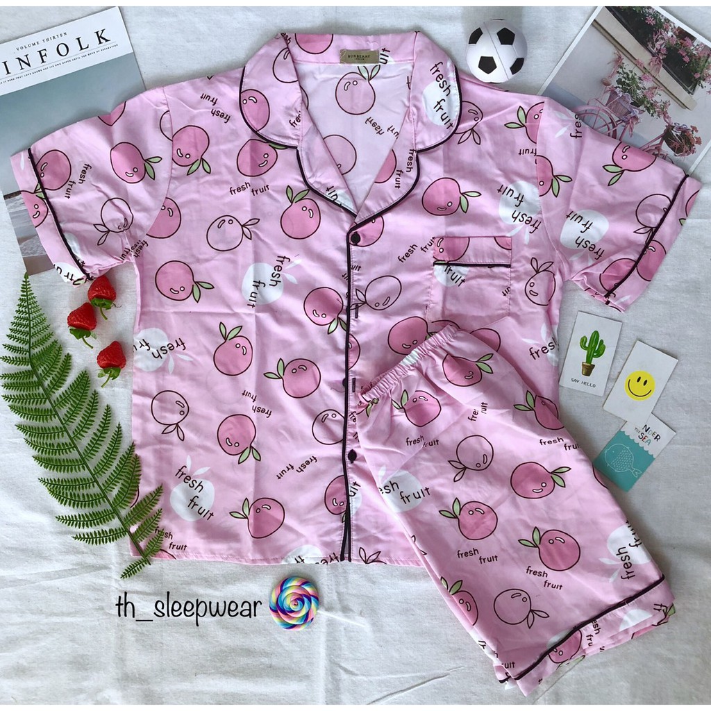 [Loại 1] Đồ bộ pijama full viền tay ngắn - quần ngắn (Kate Thái) | BigBuy360 - bigbuy360.vn