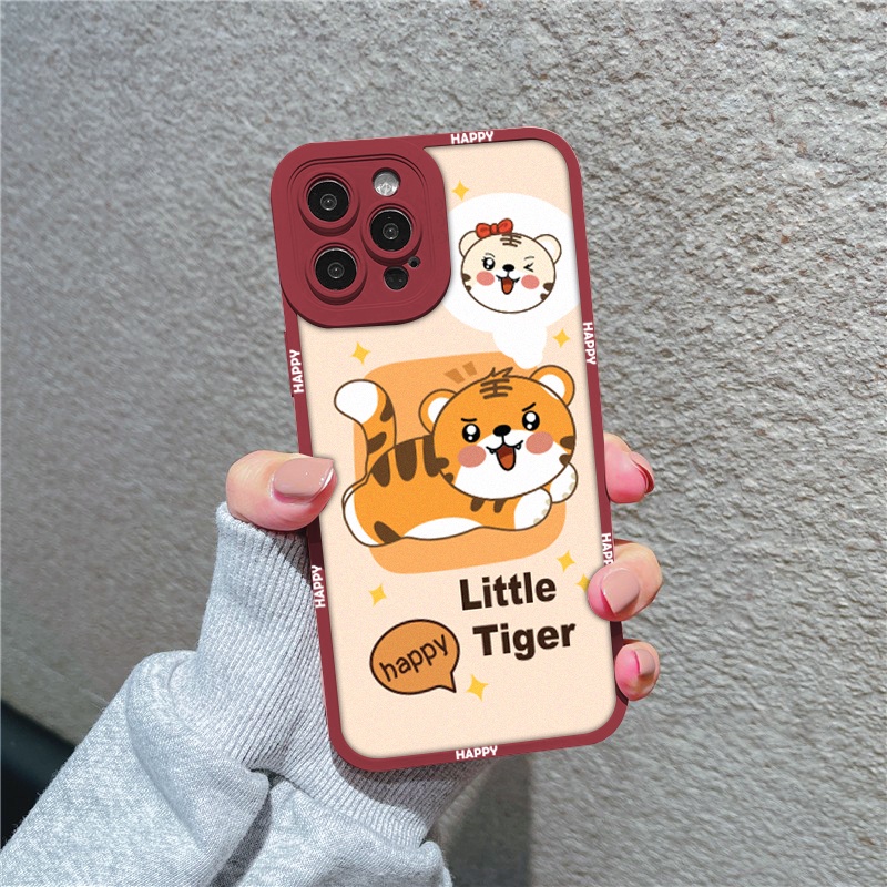 Ốp lưng iphone cạnh vuông lỗ camera little tiger 6/6plus/7/7plus/8/8plus/x/xr/xs/11/12/13/pro/max/plus/promax-Awifi E5-1 | BigBuy360 - bigbuy360.vn