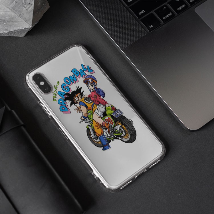 Ốp Lưng Songoku và Bulma cùng nhau du hý cho Iphone 5 6 7 8 Plus 11 12 Pro Max X Xr GOKPOD00126