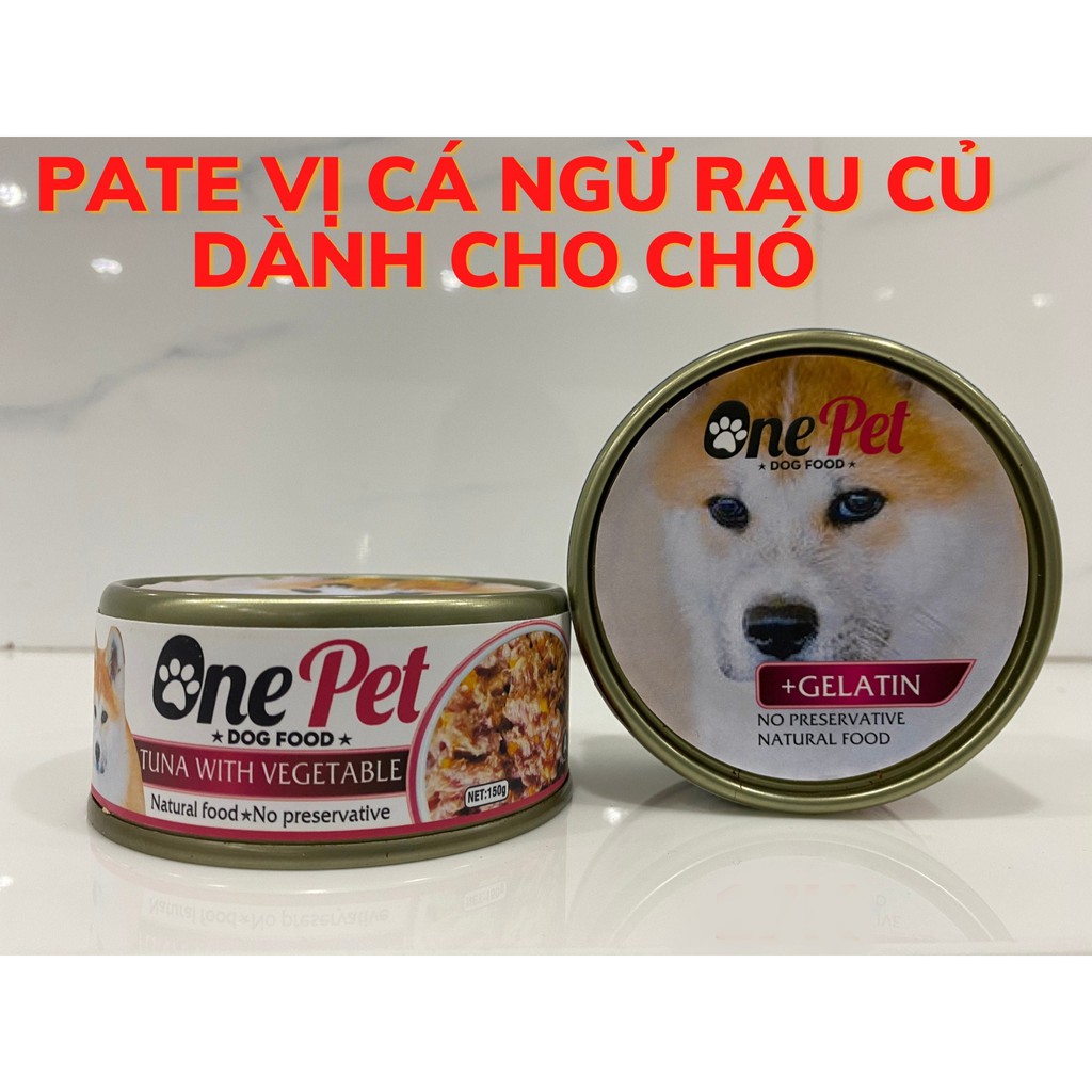 Pate ONEPET Cho Chó Mèo 150g - Nhiều Vị Cá Ngừ Rau Củ