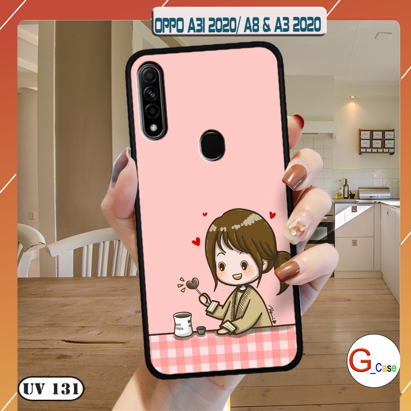 Ốp lưng OPPO A31 2020/ A8/ A3 2020 - Lưng nhám chống trầy