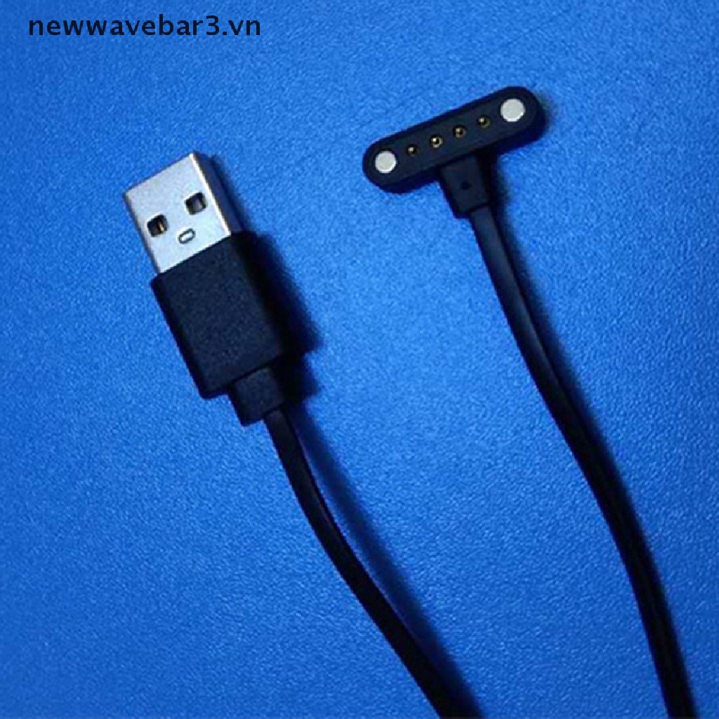 Dây cáp sạc dữ liệu USB 4-pin 9mm hình chữ T cho đồng hồ thông minh
