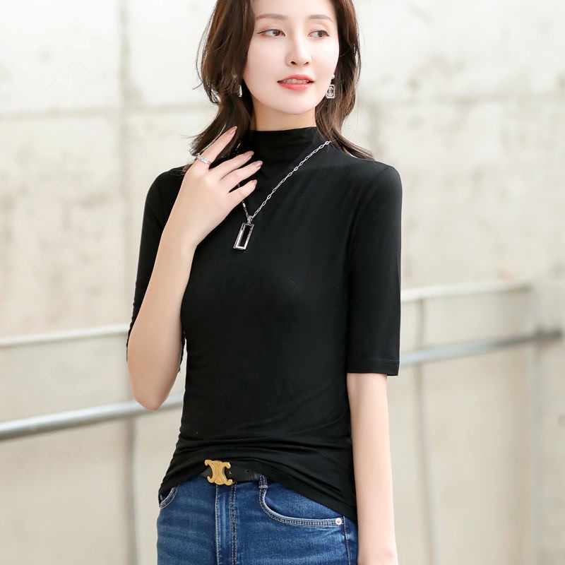 Áo giữ nhiệt nữ thu đông phong cách Hàn Quốc, Áo thun giữ nhiệt thu đông nữ dài tay | BigBuy360 - bigbuy360.vn