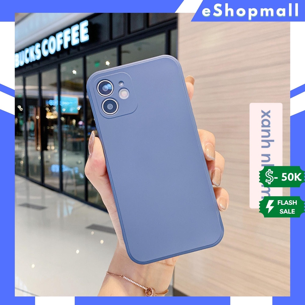 Ốp iphone vỏ mềm TPU cạnh vuông có lót nhung chống bẩn thích hợp cho iPhone 13 12 11 X XR Xs Pro 6 7 8 promax plus Mini