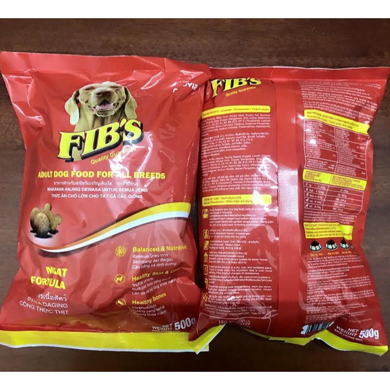 [400g] Thức Ăn Hạt Chó Chó FIB's Mọi Lứa Tuổi