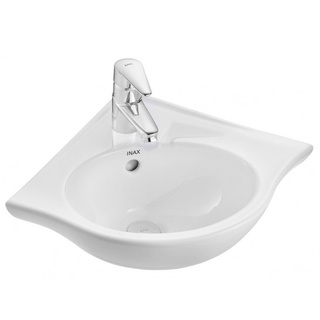 Chậu rửa mặt lavabo góc inax l-281v chậu rửa treo tường