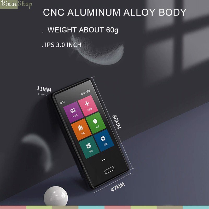 Philips SA2916 - Máy Nghe Nhạc MP3 Full Cảm Ứng, Hỗ Trợ Bluetooth 4.2, Có Loa Ngoài