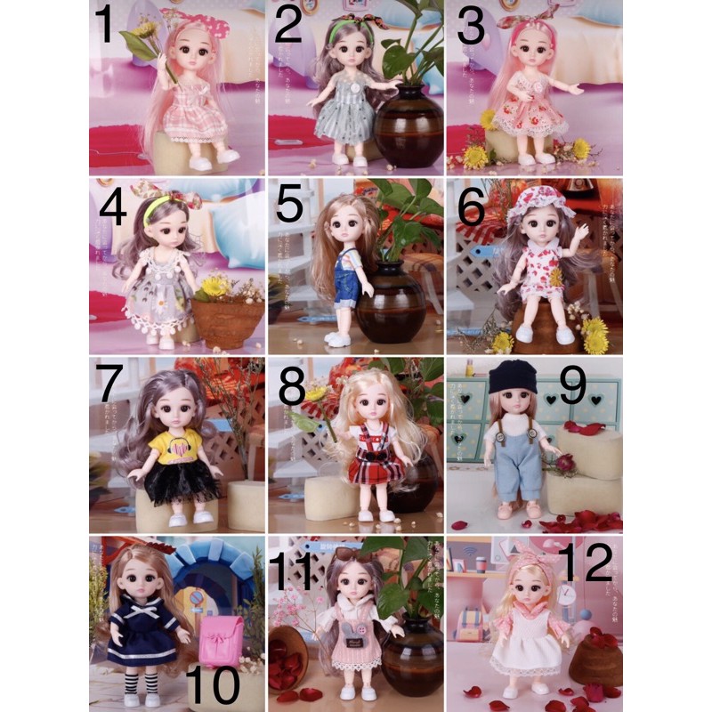 Trọn bộ búp bê baboly 1/8
