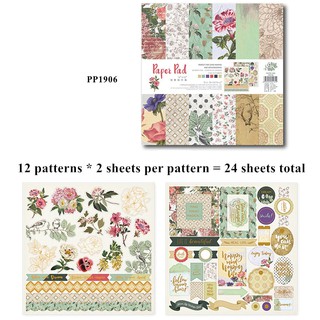 Giấy quyển scrapbook 30cm x 30cm