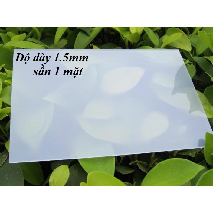 Tấm nhựa Polycarbonate tản sáng 1.5mm 1.22mx 2.44m (LH0570B) 2 mặt nhám