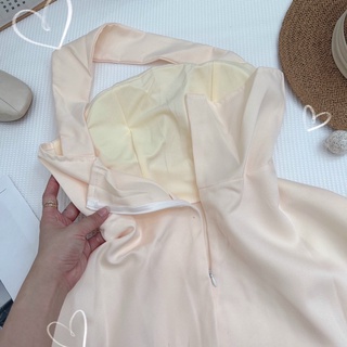 ĐẦM MIDI KHOÉT NGỰC