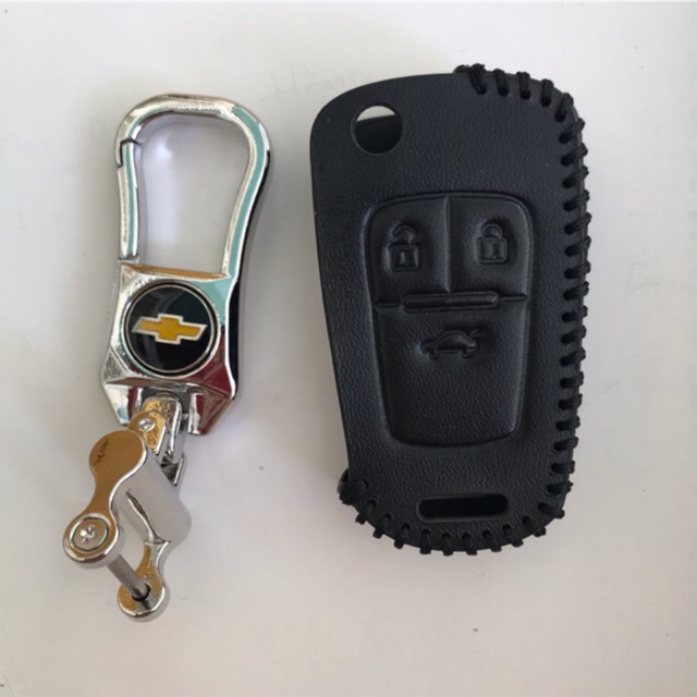 Bao Da chìa Khoá Gập Chevrolet Cruze Lacetti 3 Nút