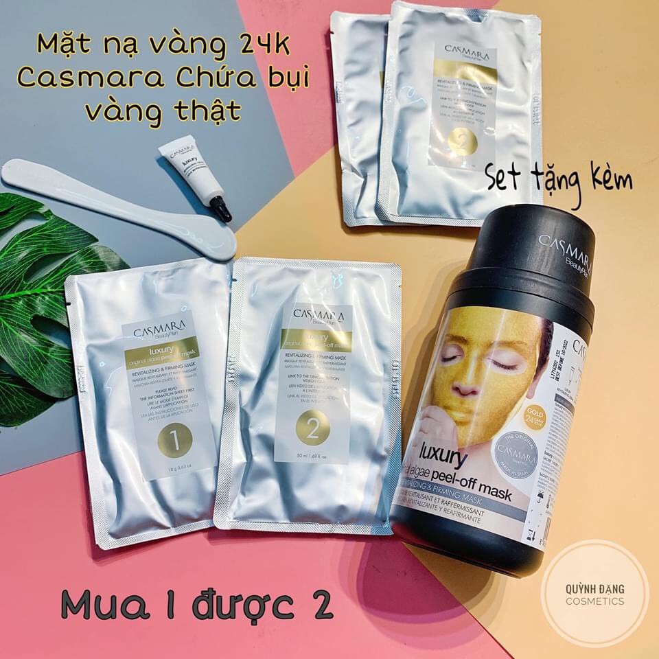 MẶT NẠ VÀNG 24k CASMARA LUXURY Chuẩn AUTH