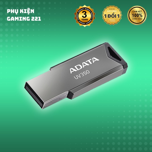 Ổ lưu trữ - USB ADATA UV350 32GB USB 3.2 Gen1 - Hàng Chính Hãng