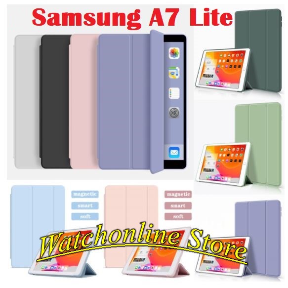 Bao da Samsung Galaxy Tab A7 Lite SM - T220 / T225 Galaxy Tab A7 T500 T505  nắp nam châm đóng mở tự động