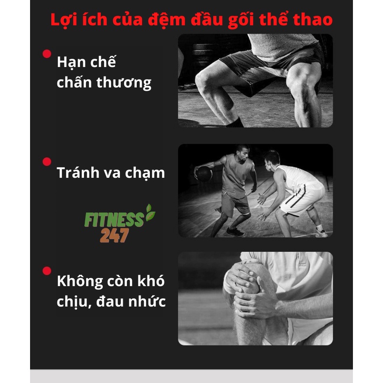 Bó gối thể thao đàn hồi đa chiều, Miếng đệm bảo vệ đầu gối co giãn thoáng khí chống trượt kèm dây đai trợ lực