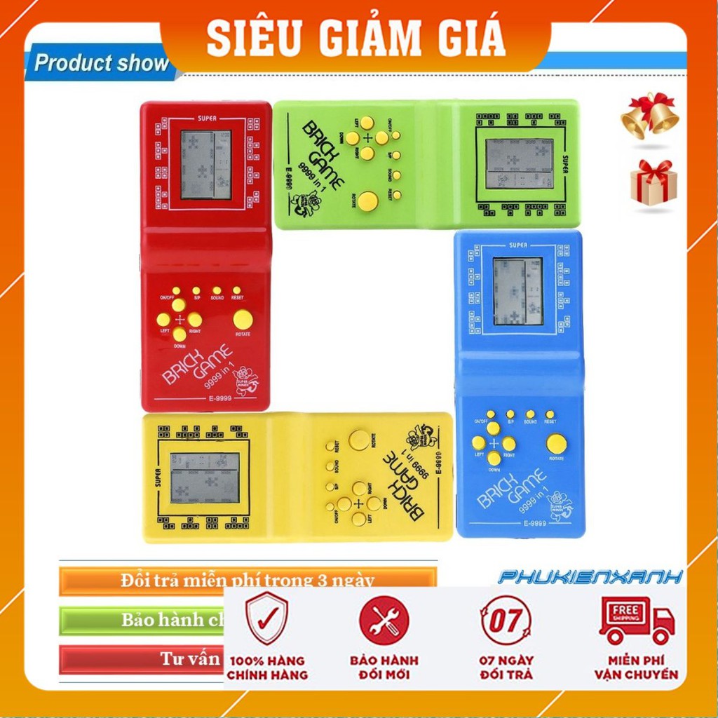 Máy Chơi Game Cầm Tay Brick I Bảo Hành 1 Tháng I Đổi Trả Miễn Phí Trong 3 Ngày Đầu