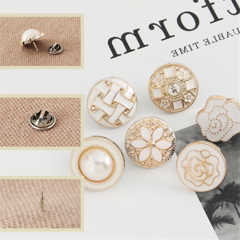 Set 5 Khóa Cài Có Thể Tháo Rời Chống Lóa Dành Cho Đầm Cardigan