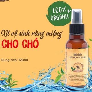Dung dịch vệ sinh răng miệng cho chó Budle Budle