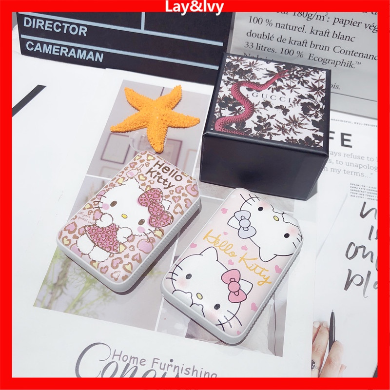 Hoạt Hình Pin Sạc Dự Phòng 10,000mAh Có Đèn LED Hello Kitty