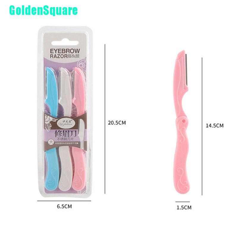 (hàng Mới Về) Bộ 3 Dao Cạo Định Hình Lông Mày An Toàn Cho Nữ | BigBuy360 - bigbuy360.vn