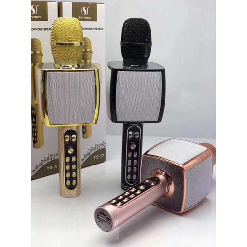 Mic Hát Karaoke Kiêm Loa Bluetooth YS91