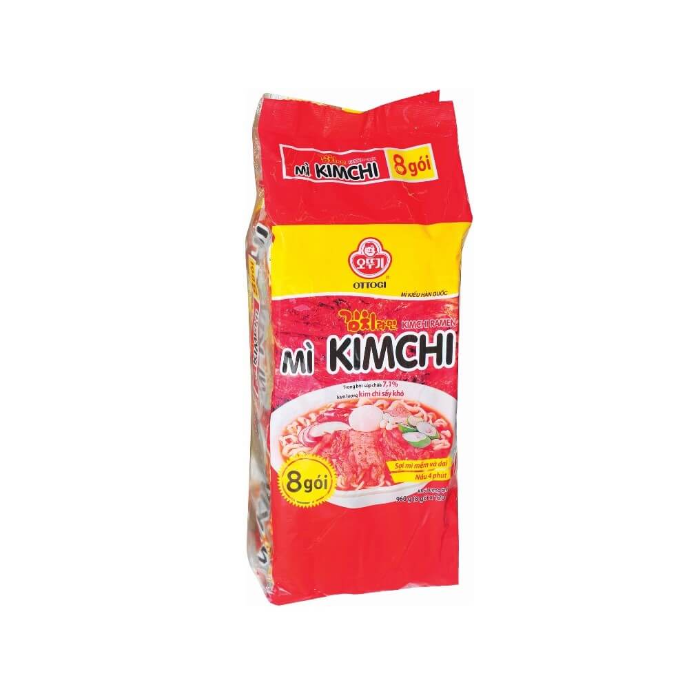 Mì kim chi Ottogi lốc 8 gói x 120g