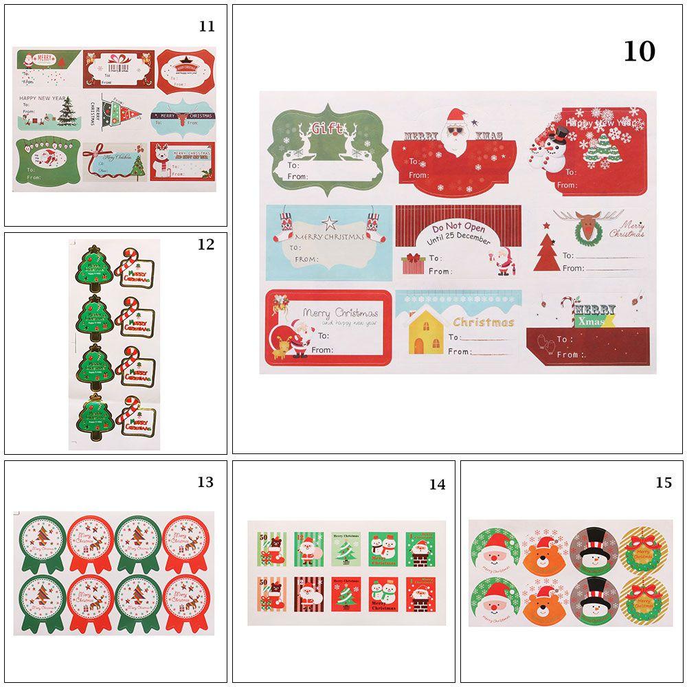 Bộ 5 Sticker Dán Trang Trí Giáng Sinh Đẹp Mắt