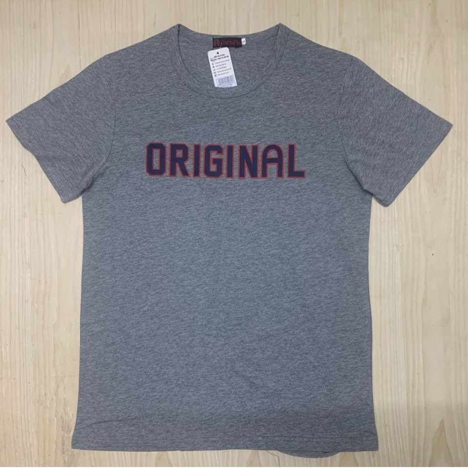 Áo thun cộc tay nam chất cotton mềm mại - Áo cộc tay nam in free đủ mầu