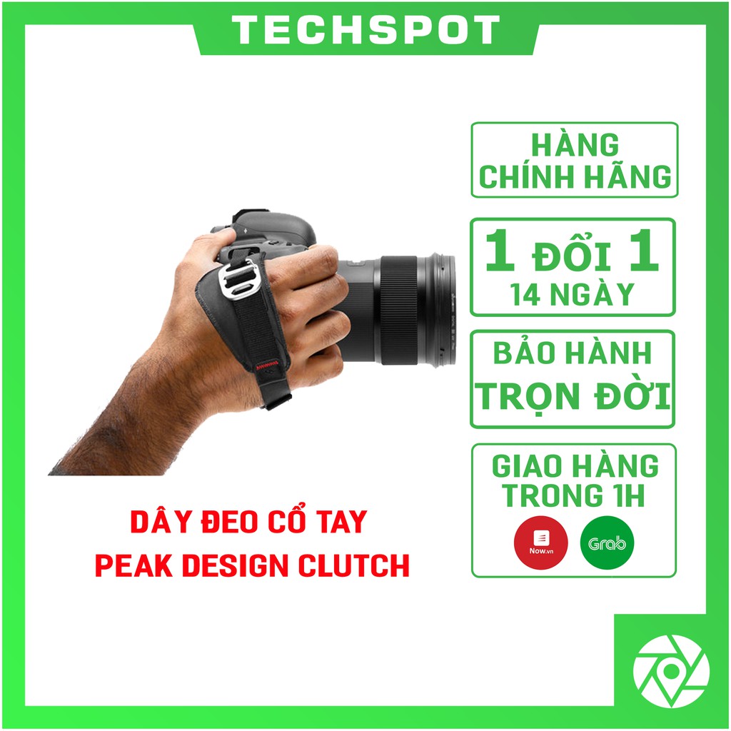 Dây đeo cổ tay Peak Design Clutch - Chính hãng - TECHSPOTVN