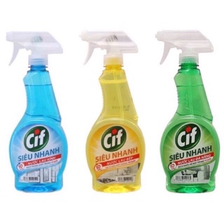 Nước lau kính đa năng Cif chai 520ml