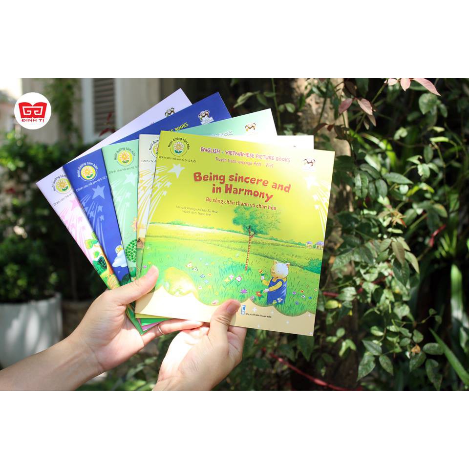 Sách - Bộ túi: Nuôi dưỡng tâm hồn - Truyện tranh song ngữ Anh - Việt (English - Vietnamese picture books) 10 tập