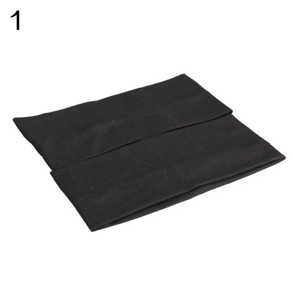 Set 2 băng đô bản to co giãn dành cho unisex tập yoga hoặc gym