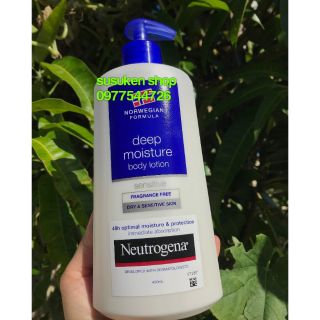 Dưỡng thể cho da khô và nhạy cảm Neutrogena deep moisture