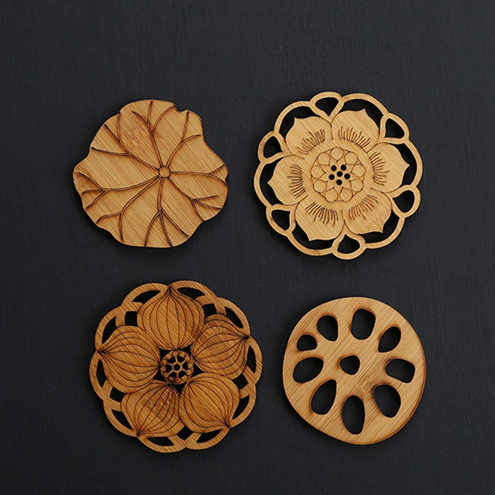 Đế Lót Tách Trà Cà Phê Hình Hoa Sen Thiết Kế Tinh Tế