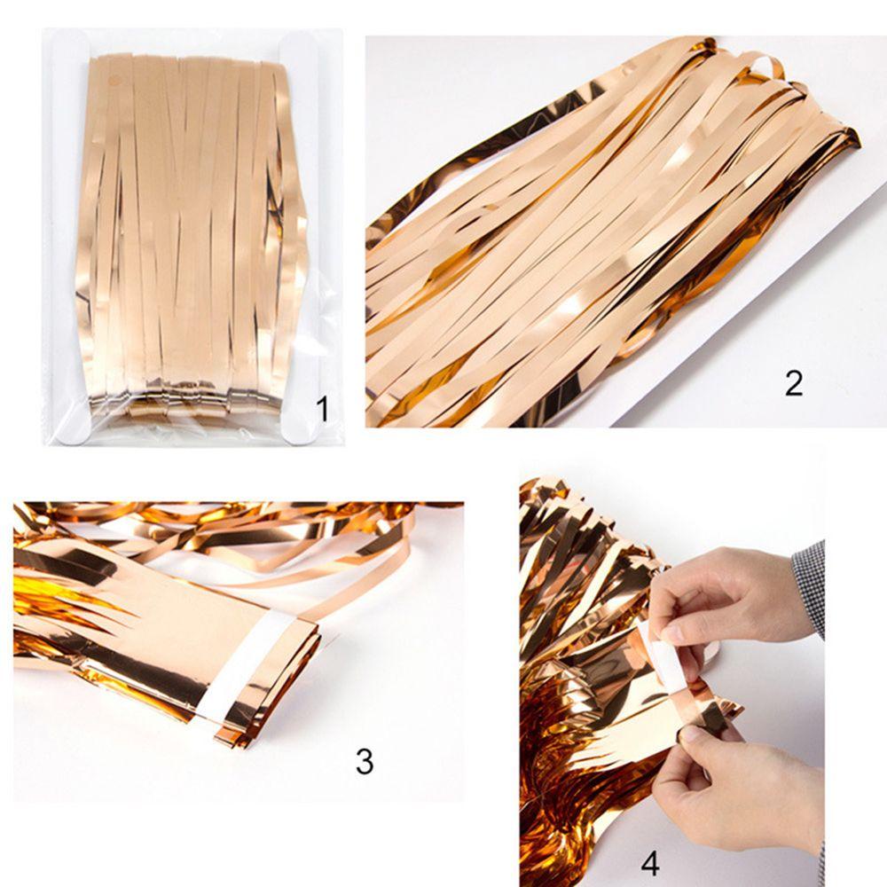 Rèm Phông Nền Chụp Ảnh Tiệc Cưới Bằng Lá Nhôm Đẹp Mắt