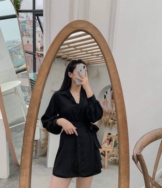 SET ÁO SƠMI CỘT EO QUẦN SHORT (ẢNH THẬT CUỐI) | BigBuy360 - bigbuy360.vn