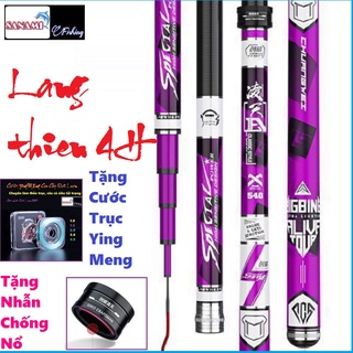 Cần Câu Tay Đài Lăng Thiên 4H Cao Cấp Chính Hãng [TẶNG ĐỌT PHỤ,NHẪN,CƯỚC,MỒI LONG NGƯ] - SANAMI FISHING STORE