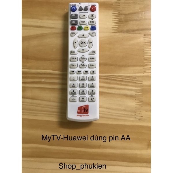 Remote điều khiển đầu thu MYTV Huawei -MYTV HWK dùng pin AA