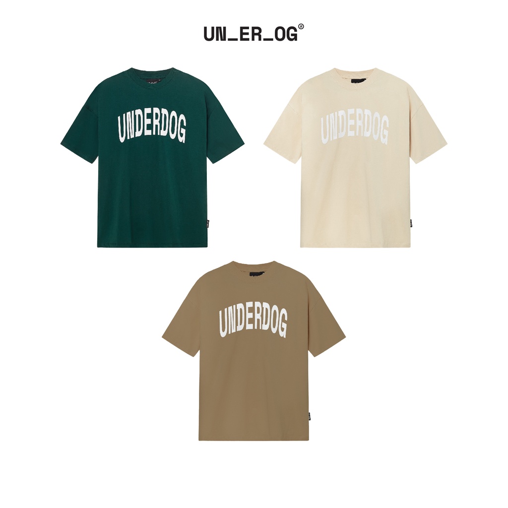 Áo thun unisex in LOGO cotton Underdog Title
