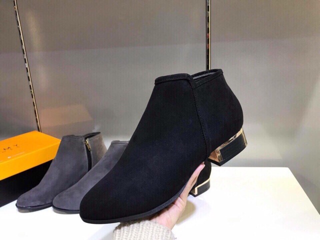 Giầy cao cổ chất da trơn/da lộn | BigBuy360 - bigbuy360.vn