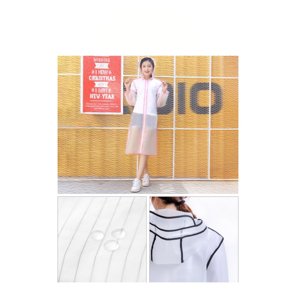 Áo mưa trong suốt SLORE CHÍNH HÃNG đẹp phong cách Hàn Quốc giá rẻ 2020 - Chống thấm nước. chống lạnh