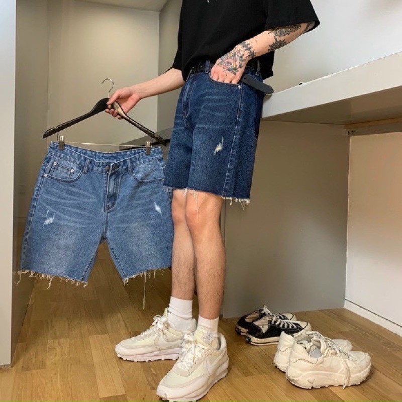 QUẦN SHORT JEANS KHÔNG TÚI SAO ( hình chụp thật )