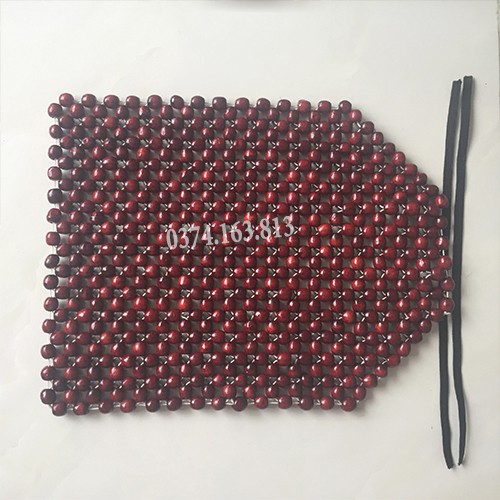 Tấm miếng đệm lót yên xe máy bằng hạt gỗ cho xe ga và xe số
