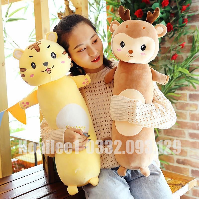 Gối ôm hình thú đáng yêu thú nhồi bông ngộ nghĩnh đáng yêu đủ size nhiều hình dễ thương mềm mại co dãn
