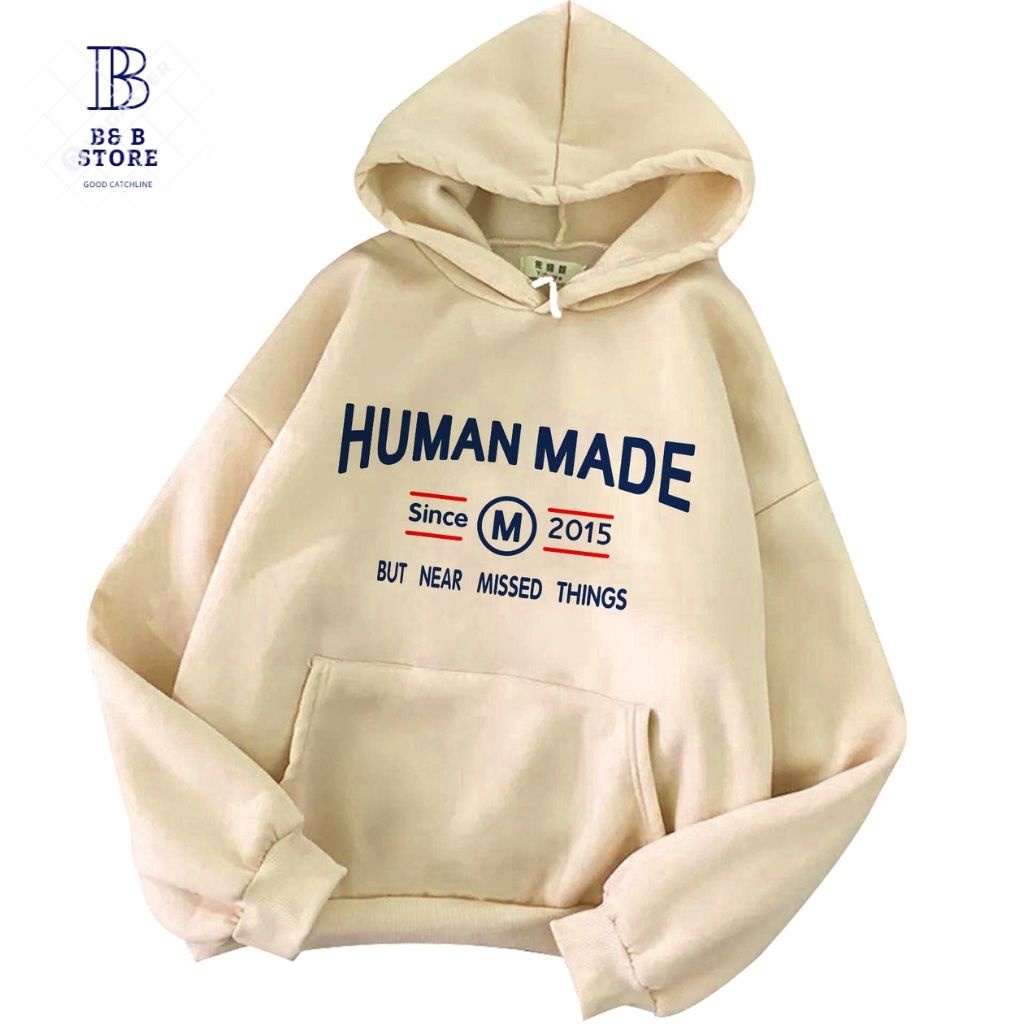 ÁO HOODIE IN HUMAN MADE FORM NAM NỮ NHIỀU MÀU ĐỦ SIZE