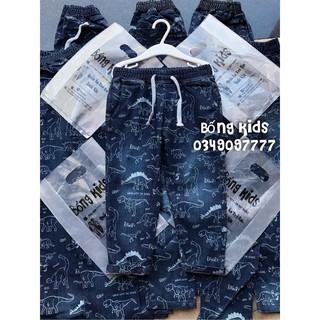 Quần Jean Jogger Bé Trai Khủng Long