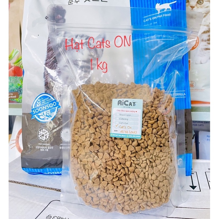 Thức Ăn Hạt CATS ON Bao 5kg Cho Mèo | Hạt CatsOn Ngăn Ngừa Bệnh Đường Ruột
