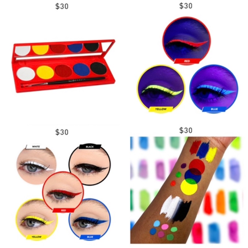 Bảng màu vẽ Suva Beauty UV 5 ô kèm cọ $30 | BigBuy360 - bigbuy360.vn