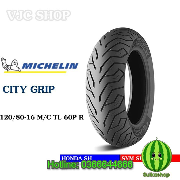Lốp xe Michelin City Grip cho xe Honda SH 150 (Lốp trước 100/80-16 hoặc lốp sau 120/80-16) xuất xứ S